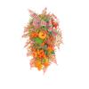 Fall Wreath, Maple Leaf Thanksgiving Door Wreath For Halloween Decoration