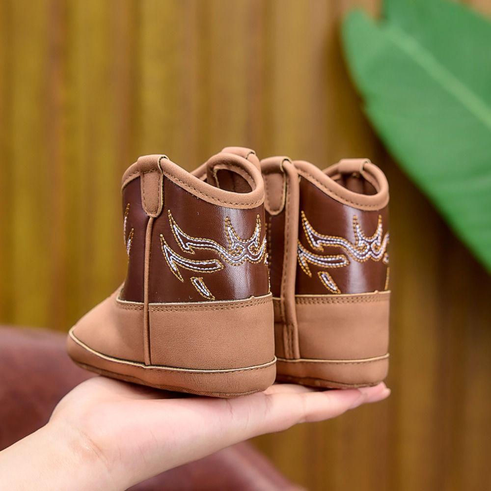 Anti-Slip Infant Toddler Shoes Plush Inside Walking Shoes Comfortable Baby Boots For Boys Girls
