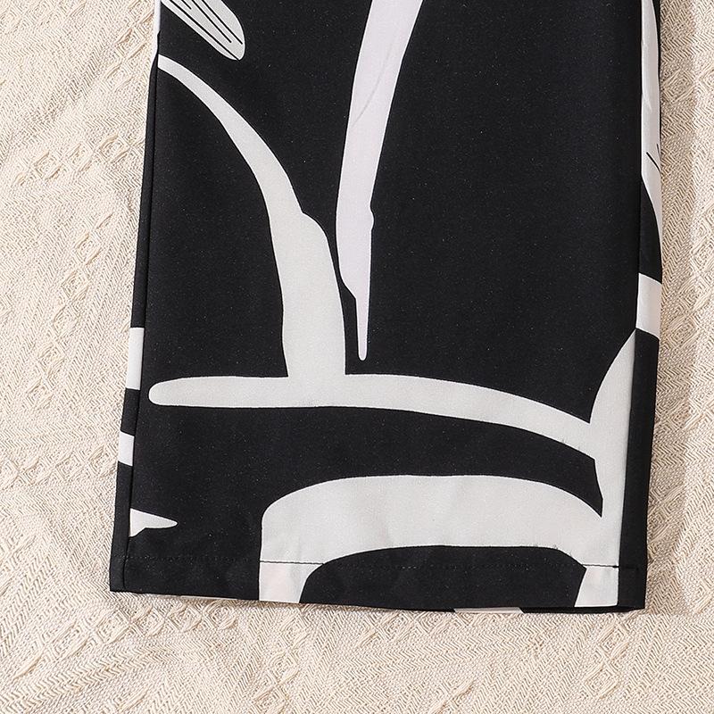 Зеленые повседневные костюмы для девочек, летняя детская одежда, футболка с короткими рукавами + брюки с принтом, комплект из 2 предметов для 8, 9, 10, 11, 12 лет