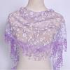 1Pc Women Triangle Wrap Lady Shawl Flower Lace Scarf Shawls
