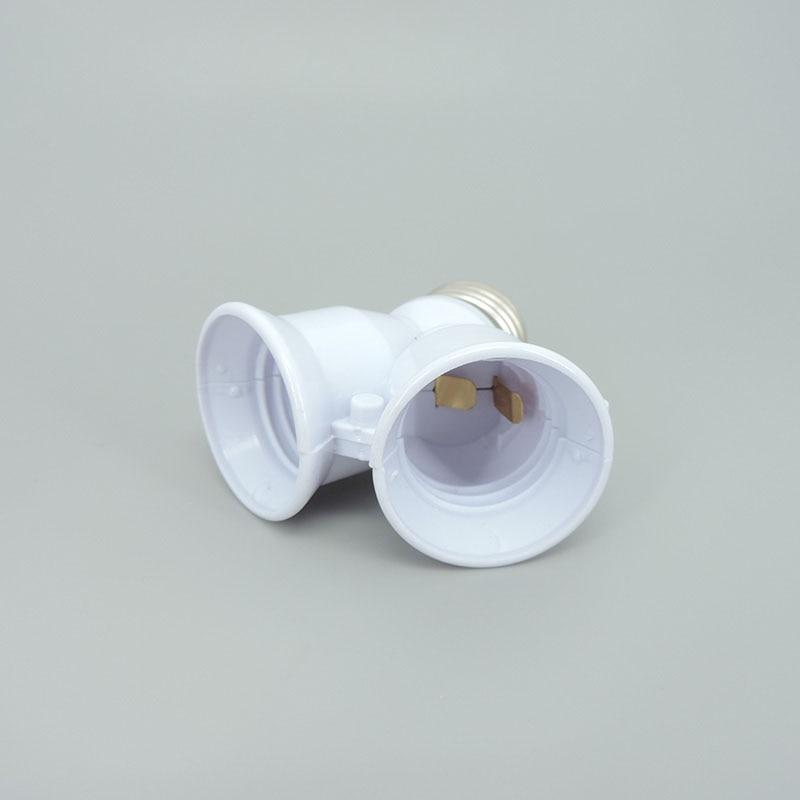 AC 110 В 220 В 2 в 1 E27 на 2 E27 головка расширенная светодиодная лампа цоколь держатель лампы розетка разветвитель адаптер для домашней фотостудии