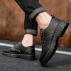 Летняя мужская обувь, противоскользящая, водонепроницаемая, маслостойкая, обувь для поваров, повседневная обувь из кожи для работы, черная рабочая обувь для защиты труда