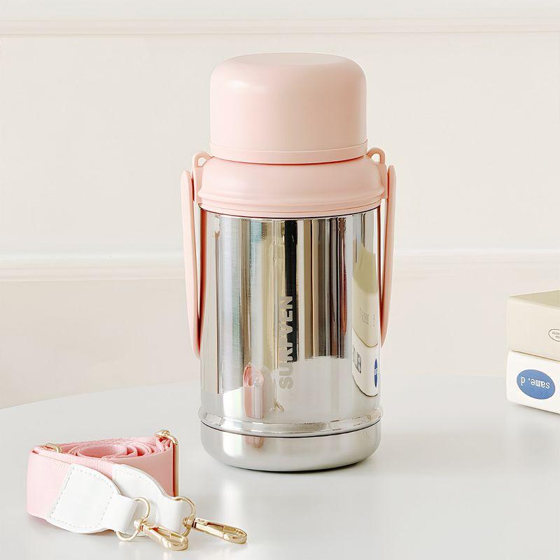 Large Capacity Vacuum Cup 1000ml Women Good-looking 2025 New Portable Water Cup Student Kettle Outdoor Travel Pot