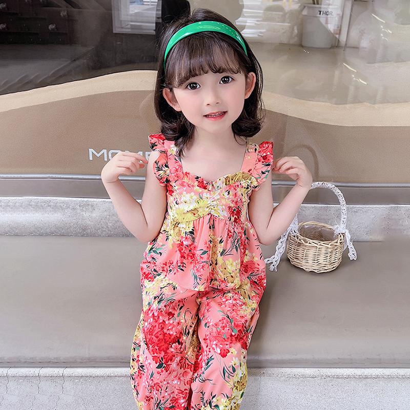 Детские брюки без рукавов, комплект из двух предметов, приятный для кожи и дышащий