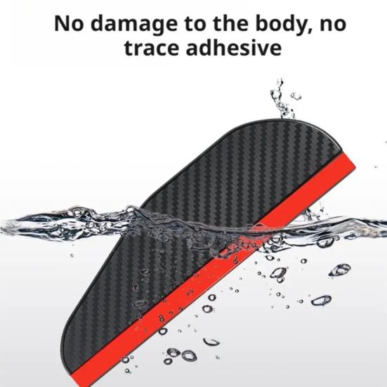 Защитный козырек от дождя для зеркала заднего вида автомобиля ПВХ Автомобильное зеркало Дождевой щиток Водонепроницаемая накладка-дождевик на боковое зеркало для внедорожника грузовика Автомобильные аксессуары