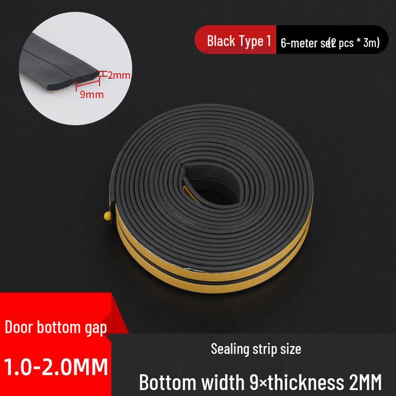 EPDM Self-Adhesive Silent Sealing Foam Strip for Doors & Windows