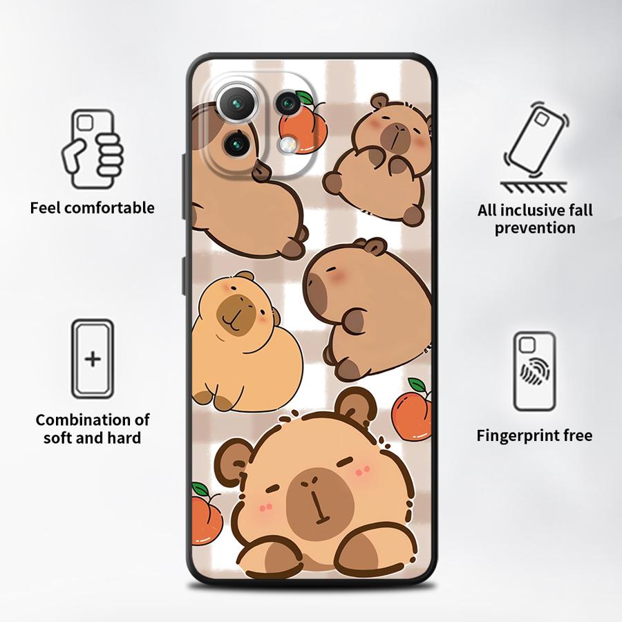 Красочный чехол с капибарой для Xiaomi Mi 12T Pro 12 12X 11T 15 Pro 11 14 10T 13 Lite Funda Чехол для телефона