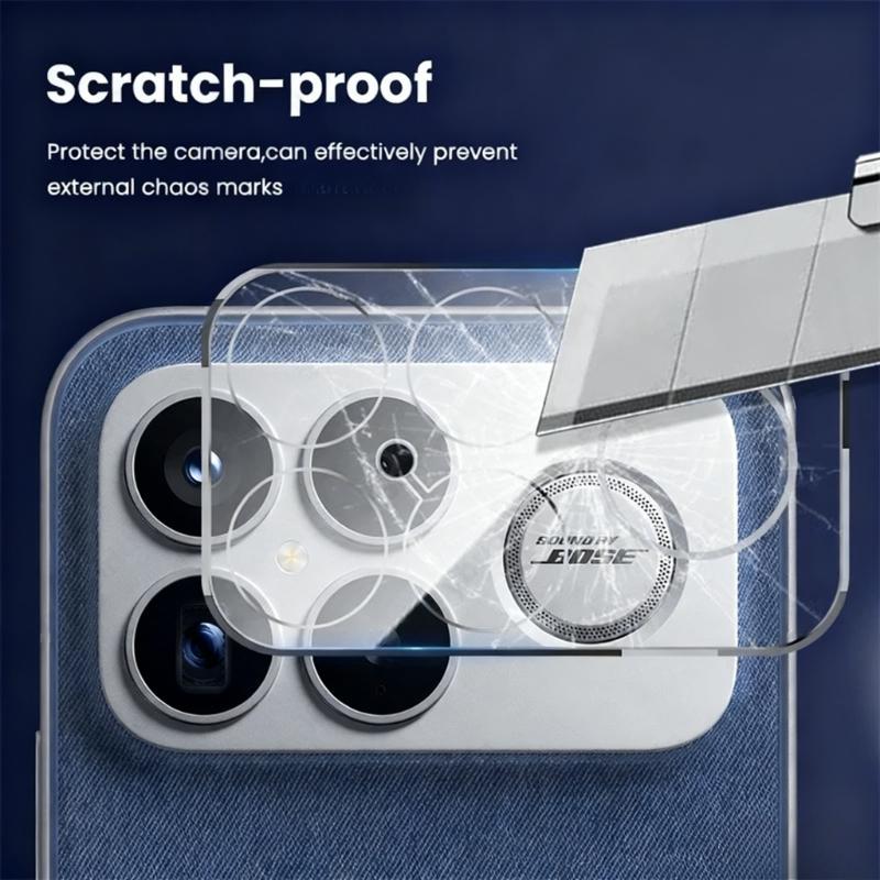 1-3 шт. 3D 9H HD Прозрачная Изогнутая Защита Камеры для Xiaomi Poco F8 Ultra F8 Pro Прозрачная Защита от Падений и Царапин Полное Покрытие Линзы Защитная Пленка из Закаленного Стекла