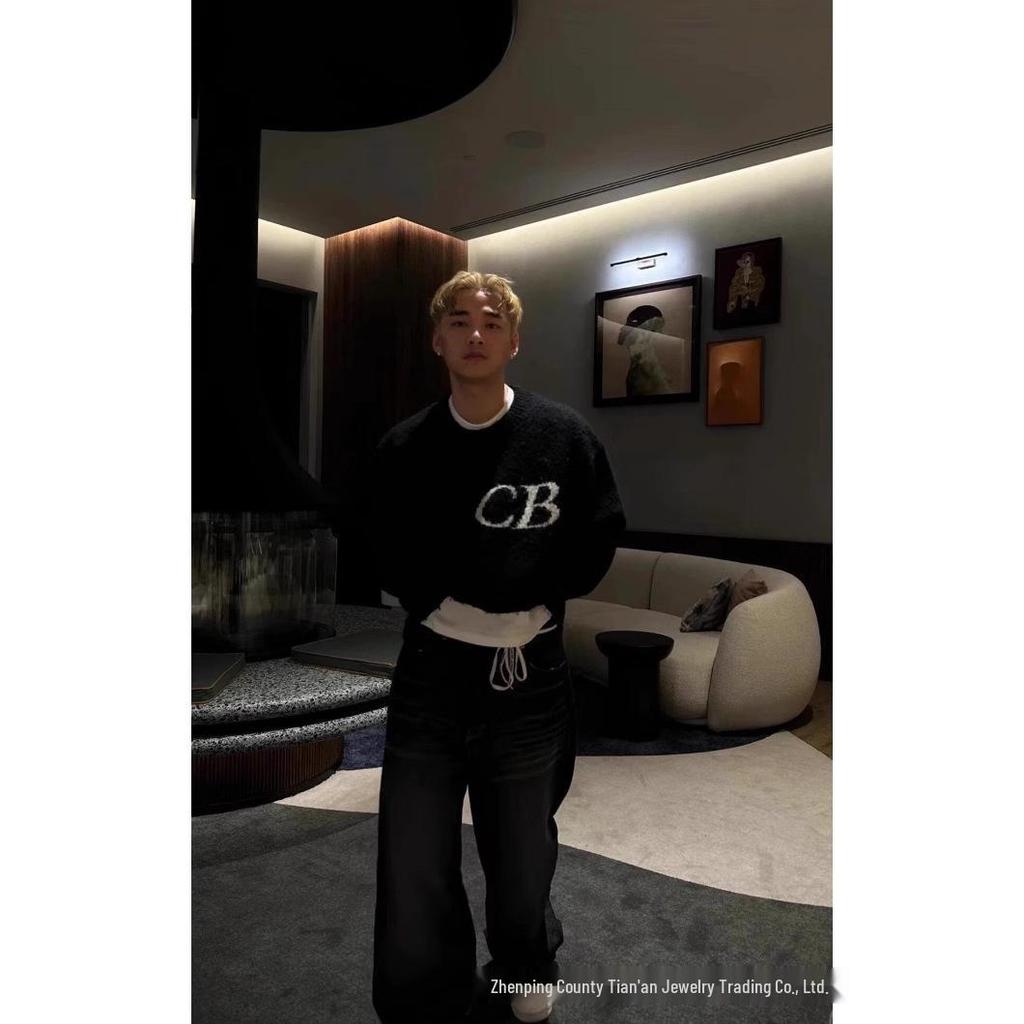 Новый вязаный свитер Cole Buxton в уличном стиле с буквенным слоганом, унисекс