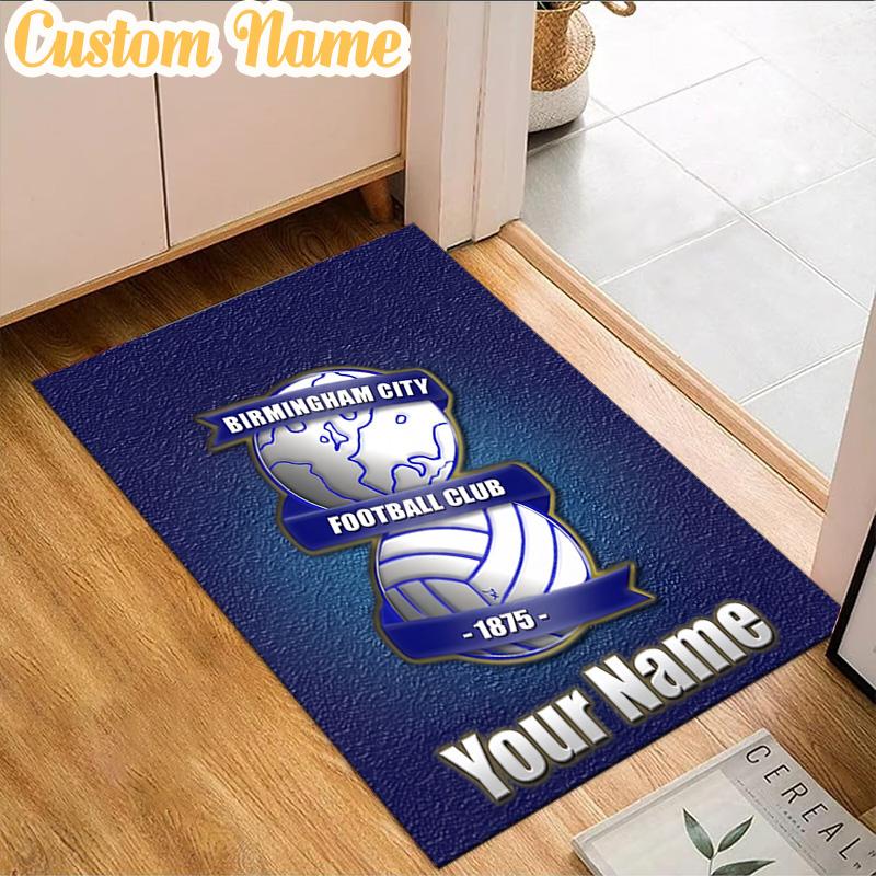 Custom Name Birmingham Football Club Rug, Office Rug, Chair Rug, Carpet for Living Rooms, Doormat Game Rug Home Decor Christmas Gifts