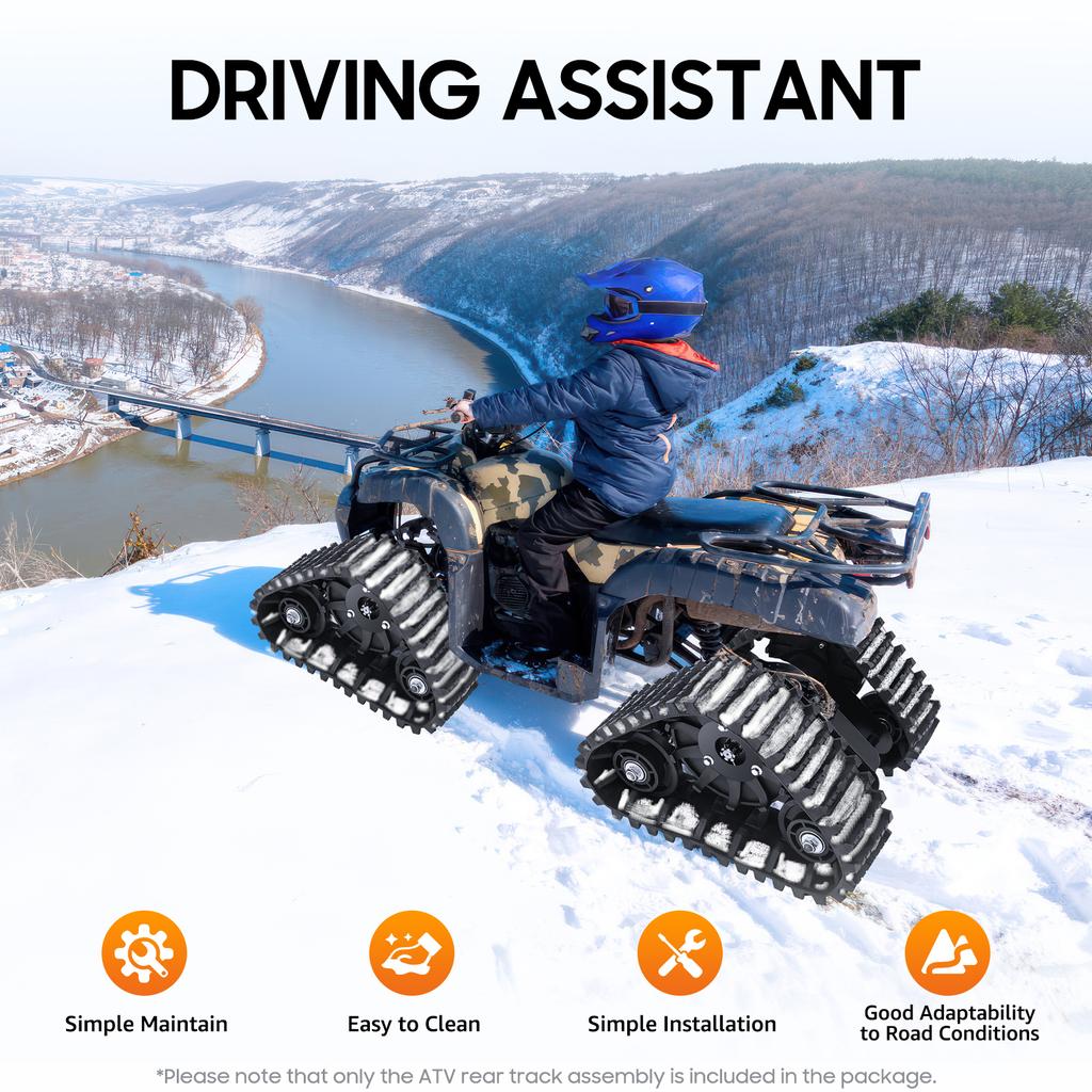 Bymaocar 23.62 дюйма Сборка задней оси для картинга и квадроцикла с противоскользящими колесами для бездорожья, треугольная конструкция