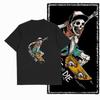 Coolmind YD Skateboard Cotton Exclusive Graphic Men T Shirt for Men Cotton Big Size Skate Cool BLACK Men's Novelty Tee Shirt