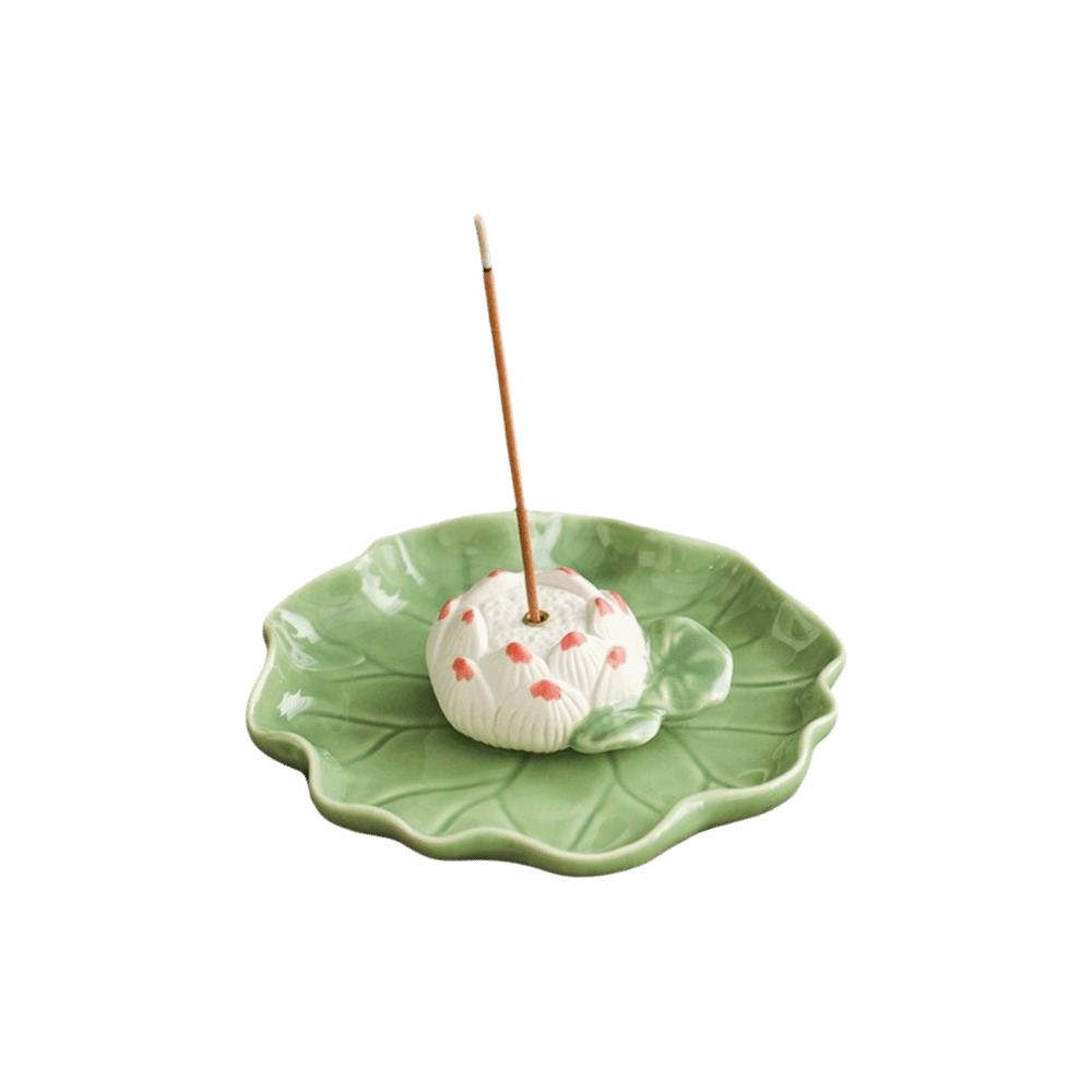 Frog Incense Stick Burner Ceramic Censer Holder Home Decor Incense Burner Zen Space