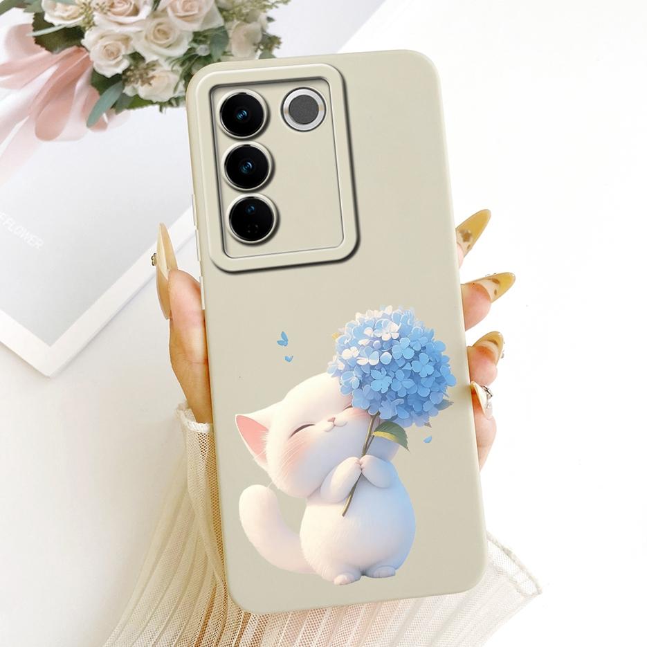 Чехол для Vivo V27 Pro V2230 Крутой Чехол-Обложка с Рисунком Совы и Дракона Ударопрочный Мягкий ТПУ Чехол для Телефона Для Vivo V27e V 27 e VivoV27 Pro Fundas