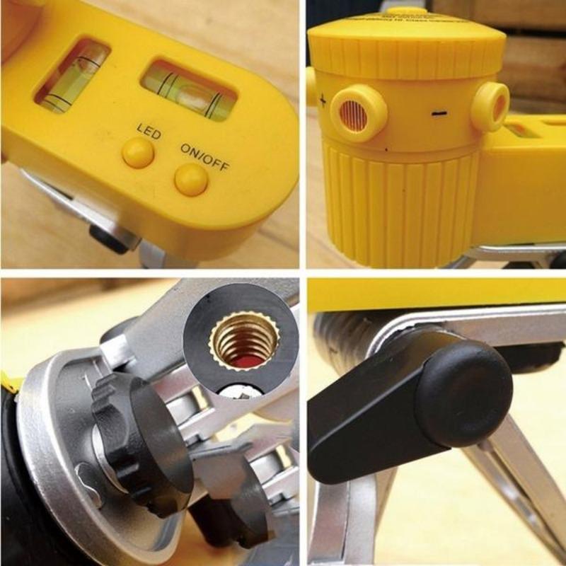 Недавно модернизированный многофункциональный лазерный уровень для керамической плитки с инфракрасным лучом и кронштейном для литья, линейный битер, может вращать бытовой уровень