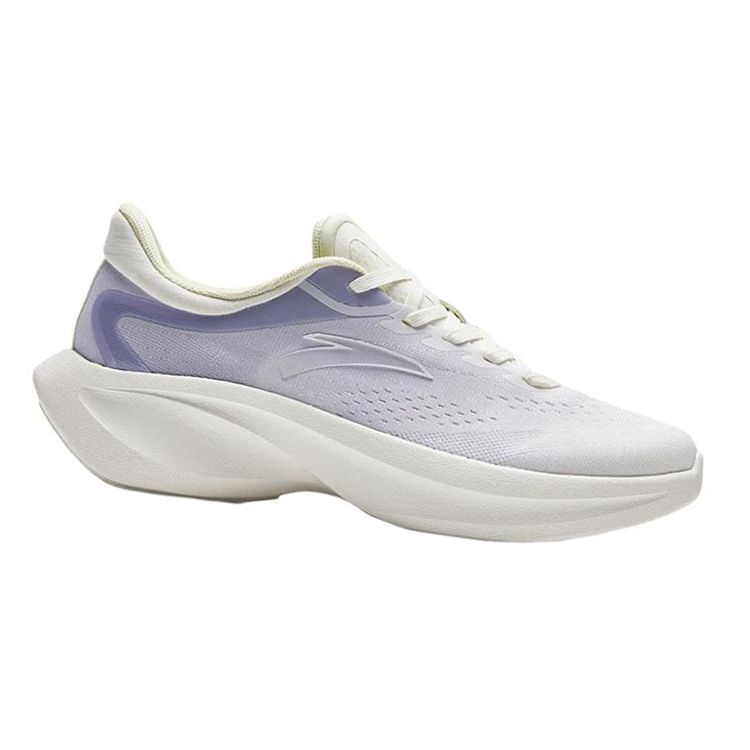 Anta Кроссовки Leaf 4.0 Advanced Training Non-Slip Durable Low-Touch для женщин, белые, фиолетовые, 922335555-4