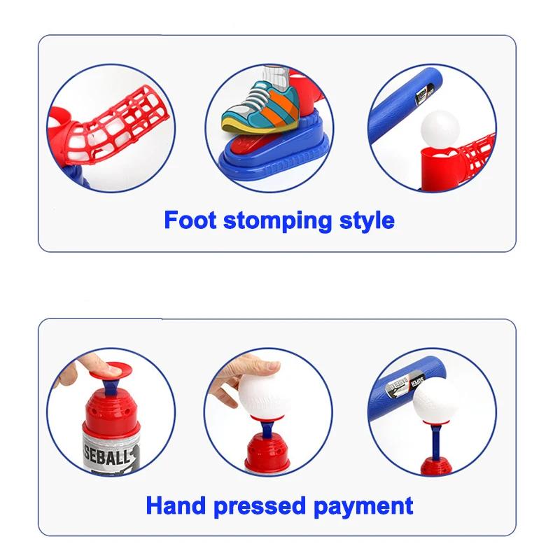 Детский спортивный набор бейсбольных мячей Игрушки Регулируемая автоматическая бейсбольная машина для подачи игрушка Игрушка для взаимодействия родителей и детей