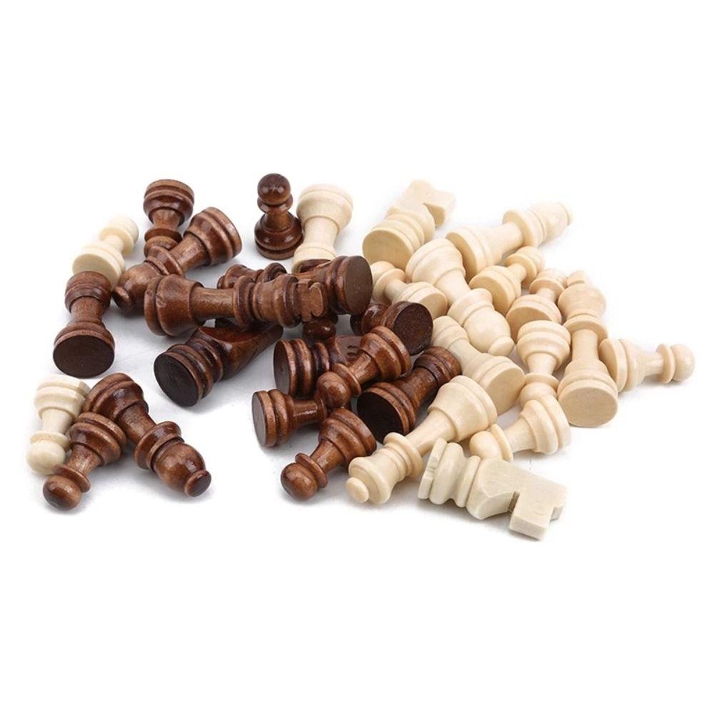 32 шт. деревянные шахматные наборы со словами 2,2 в шахматной игре, фигурка, деревянные шахматные стандартные турниры