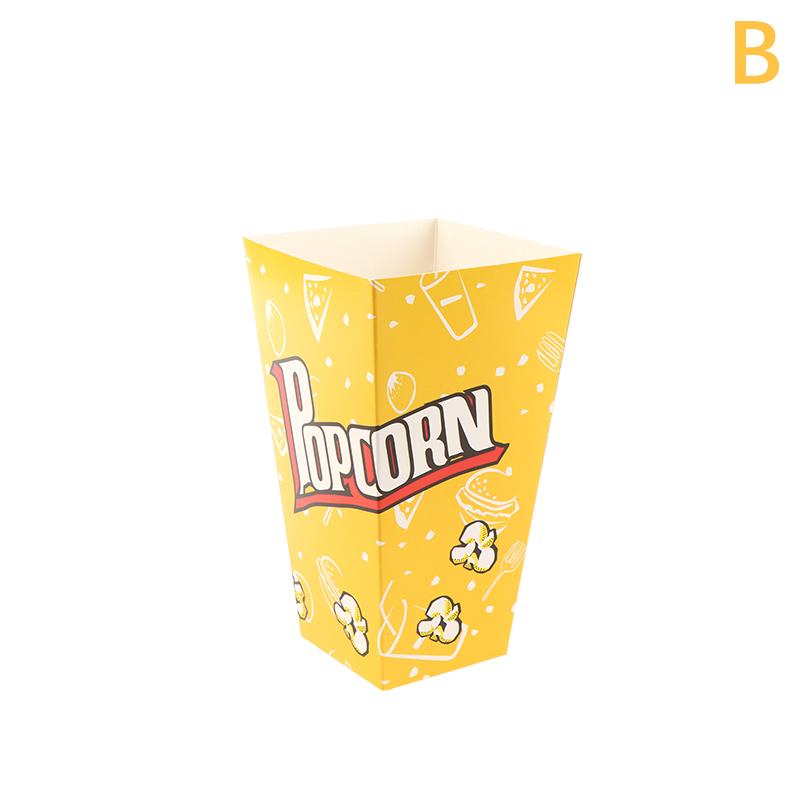 10 шт. ведер для попкорна, держатель для контейнера, бумажные стаканчики, коробки для попкорна для тематических вечеринок на день рождения, украшения, коробка для попкорна