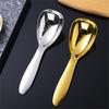 Толстые суповые ложки с короткой ручкой Ложка из нержавеющей стали Кухонная лопатка для риса Большая столовая ложка Можно мыть в посудомоечной машине