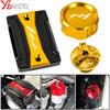 Laser Logo Motorcycles CNC Aluminum Front Rear Brake Fluid Reservoir Cover & Oil Filler Cap For YAMAHA FZ1 FAZER FZ 1 2006-2015