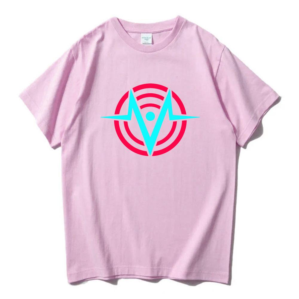 VOX Helluva Boss Hazbinhotel Print T-shirt Cotton Short Sleeve Unisex Streetwear Manga Cartoon Graphic Printed T Shirt Men Tees