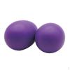 1 Pair of Purple Plastic Shaker Eggs Percussion Rhythm Musical Instruments
