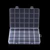 24 Grid Fixed Diy Multi-Grid Hardware Parts Grid Box, Plastic Storage Box With Lid Wax Grain Grid Box