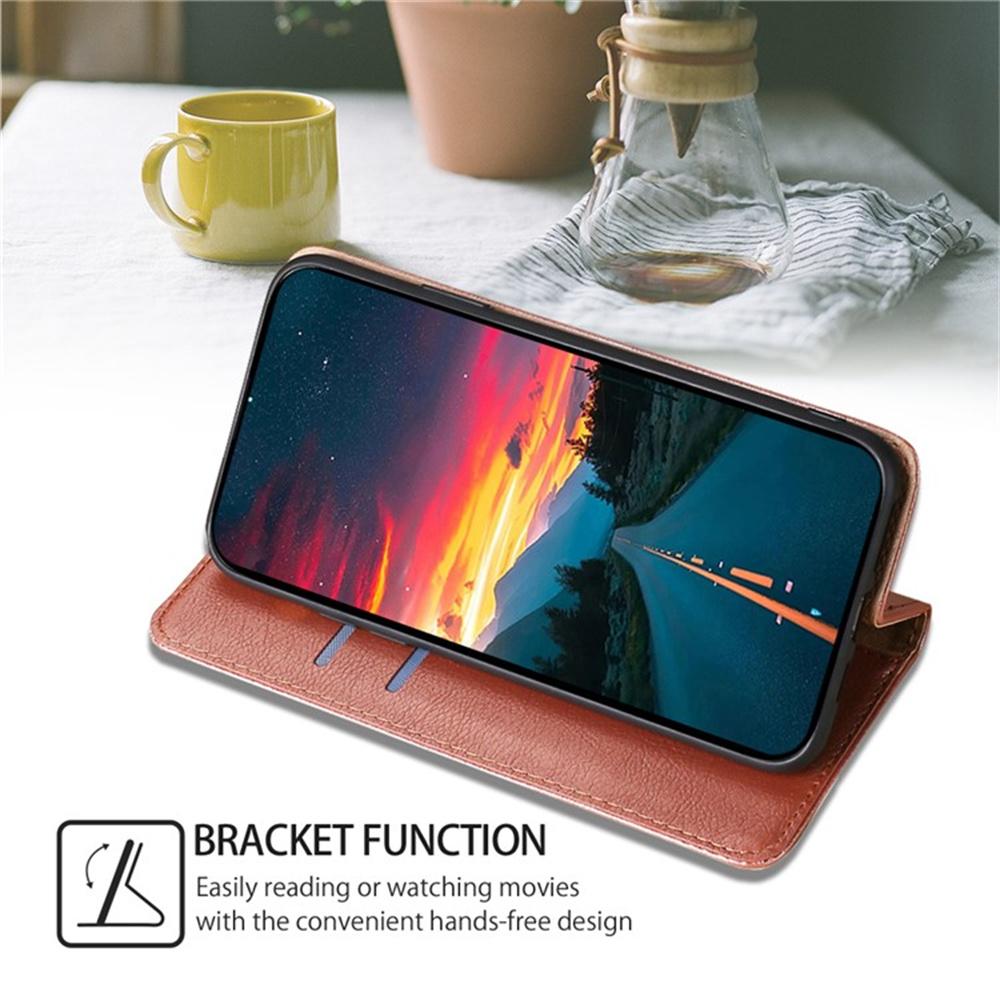 For Samsung Galaxy A17 5G Case Wallet PU Leather Magnetic Auto-Absorbed Phone Cover