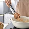 Cooking Kitchen Tongs Food BBQ Tool Salad Bacon Steak Bread Cake Wooden Thickened Cute Shape Home Home Kitchen Utensil