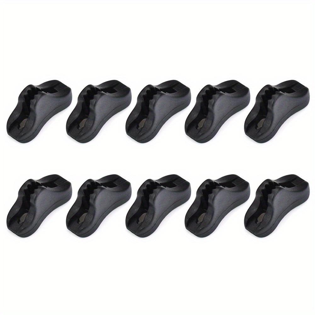 10pcs Camping Tent Rope Buckles Cord Tightener Tools Fastener Adjuster Non-Slip Rope Camping Portable Outdoor Elements