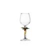 Plant Goblet Crystal Glass Creative Wedding Party Glassware Wine Tasting Glasses Flower CLASSIC BURGUNDY Bordeaux Champagne Cup