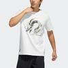 adidas Series WJ T GFX Printing Training Sports Short Sleeve White Men's GP0917