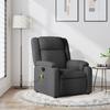 VidaXL Reclining Massage Armchair Dark Grey Fabric 373549