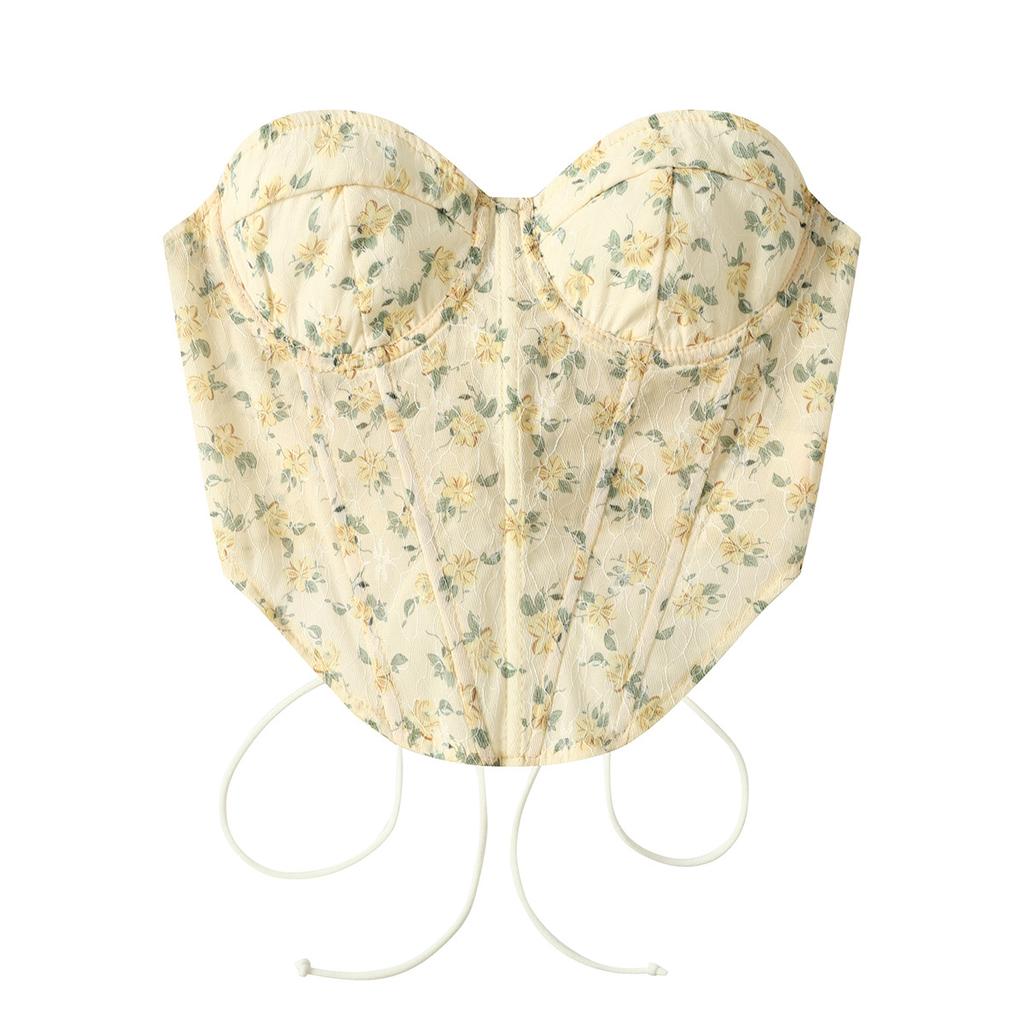 Женский пикантный сетчатый прозрачный бюстгальтер с запахом в форме ромба, стальное кольцо, корсет Fishbone, маленькие топы