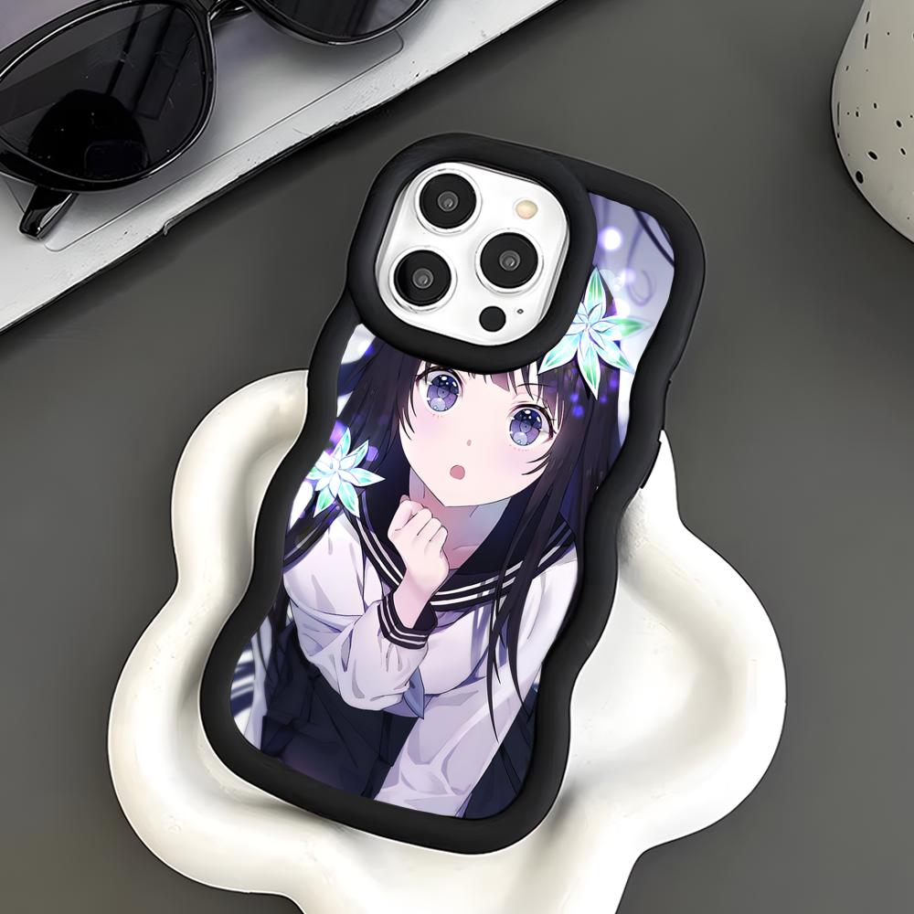 Hyouka Chitanda Wavy Edge TPU Mobile Phone Case for iPhone 17 16 15 14 13 12 11 Air Pro Max Plus Colorful Cover