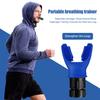 Дыхательный тренажер Портативный дыхательный тренажер для мышц Регулируемое сопротивление Устройство для тренировки оральных мышц для бега Ежедневные фитнес-тренировки