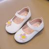 Детская повседневная обувь, универсальная, с круглым носком, модная, с цветочным принтом, универсальная, простая, детская, неглубокая, Мэри Джейн, 2024, лето, новый японский стиль