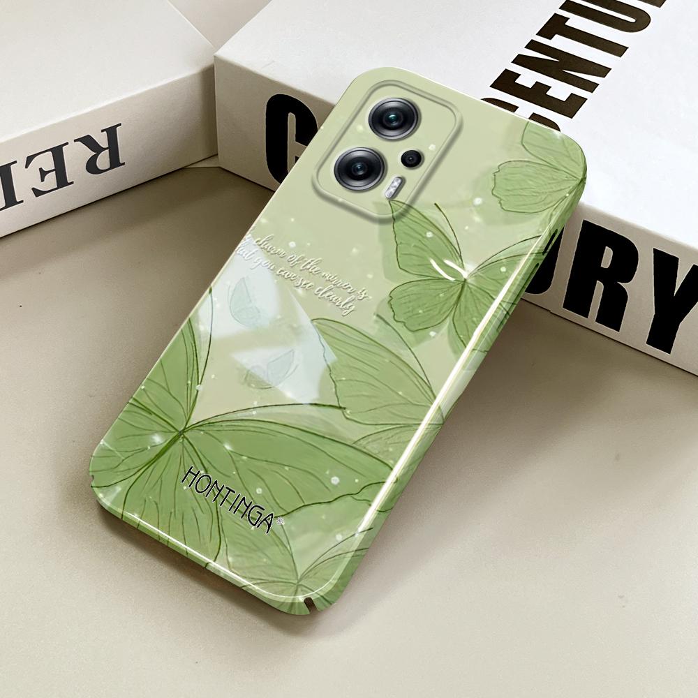 All-inclusive Film Phone Case Cartoon Pattern Design Hard Shell Full Cover Camera Shockproof Protection Case