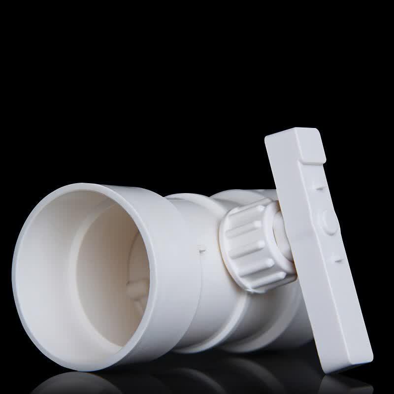 Deqi PVC Manual Round Airflow Control Valve