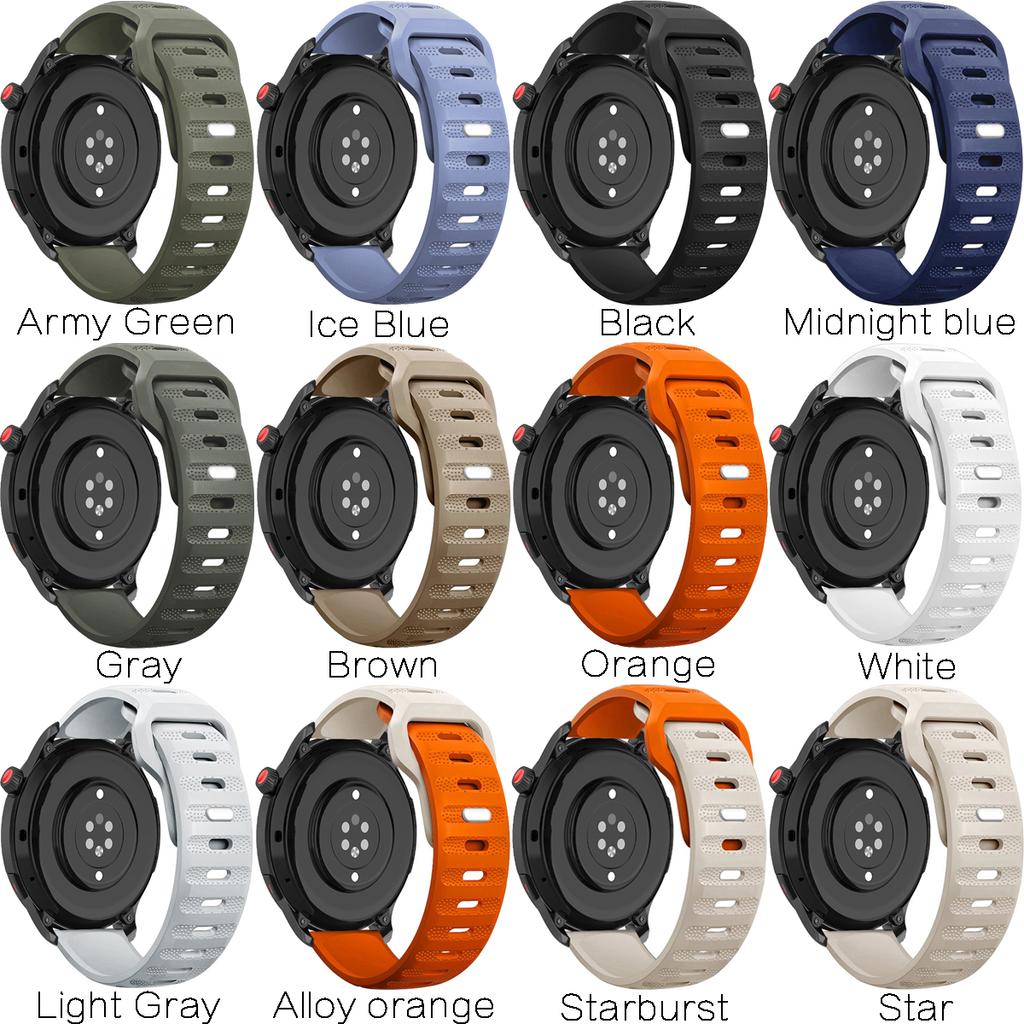 20 22 мм силиконовый ремешок для Samsung Galaxy Watch 7654 40 мм 44 мм 5 Pro 45 мм 46 мм 42 мм 3 Active 2 Gear S3 24 Sport мягкий спортивный ремешок для часов Huawei Watch