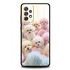 Милый чехол для телефона с маленькой собачкой для Samsung Galaxy A55 A35 A17 A07 A15 A13 A25 A51 A71 A72 A73 A32 A52 A52S A41 5G Мягкий чехол-сумка из ТПУ
