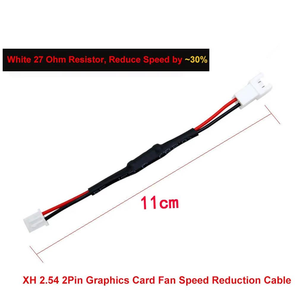 4 Pin PWM Fan Resistor Cable CPU Chassis Fan Speed Reducer 4Pin Male to Female Extension Cable Reduce Fan Speed Noise