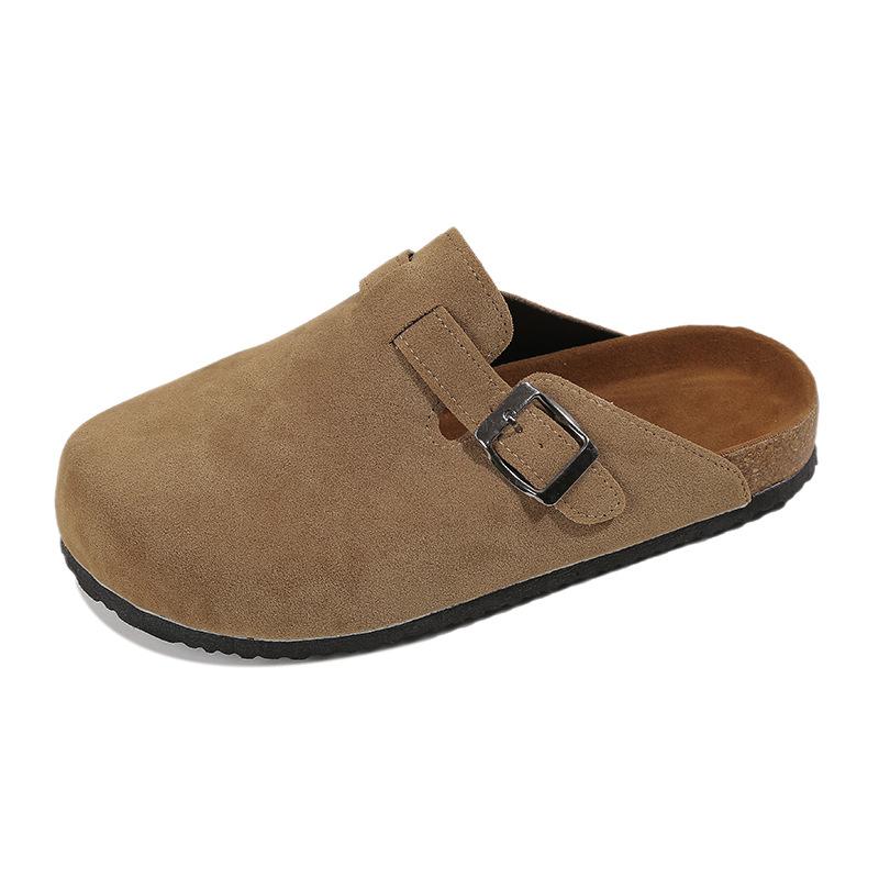 Fashion Classic Cork Clogs Slippers Women Men Soft Footbed Suede Sandals with Arch Support Trendy Beach Slides Home Men Mules