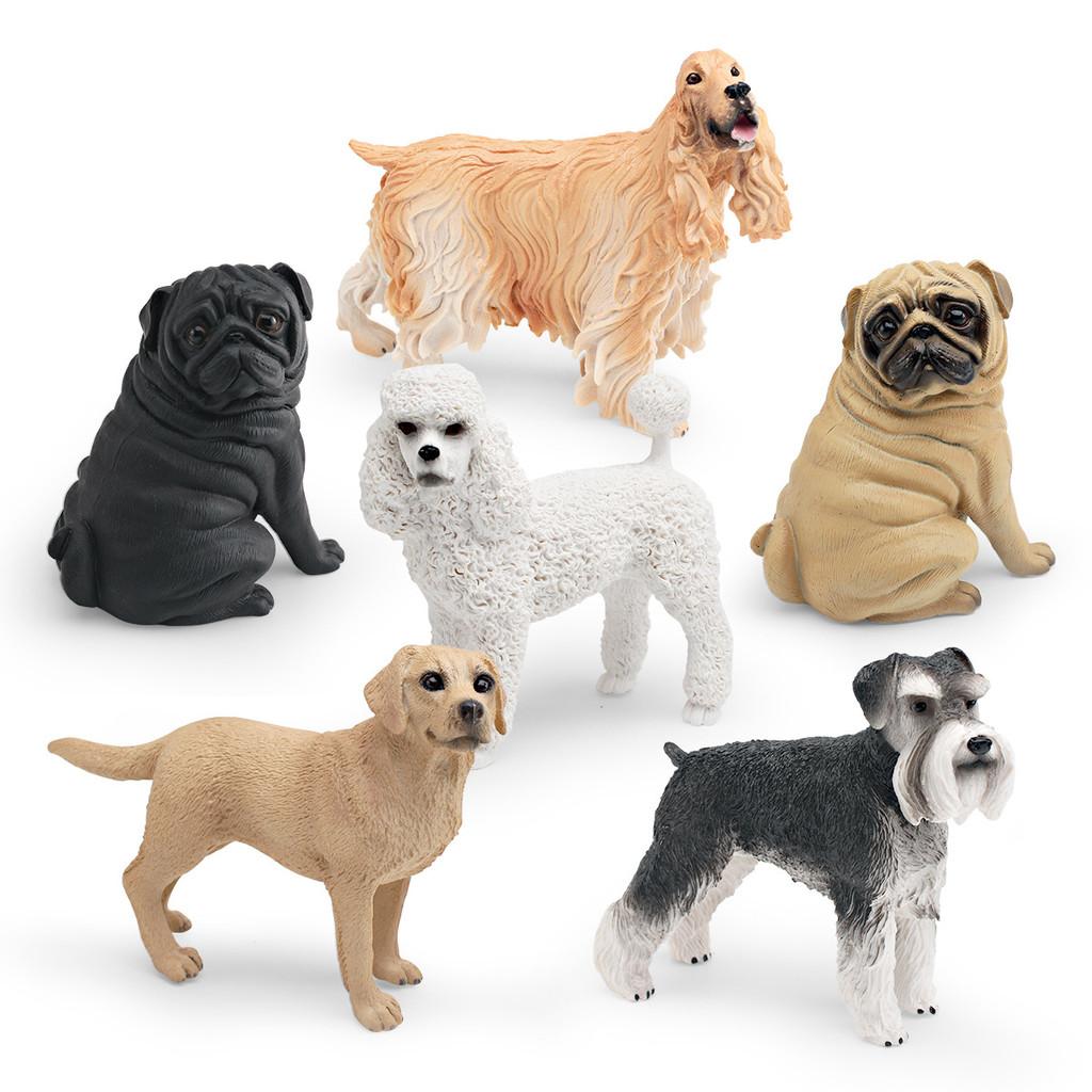 Realistic Dog Model Pvc Collectors Pet Figurine For Home Decor And Gift Ideas