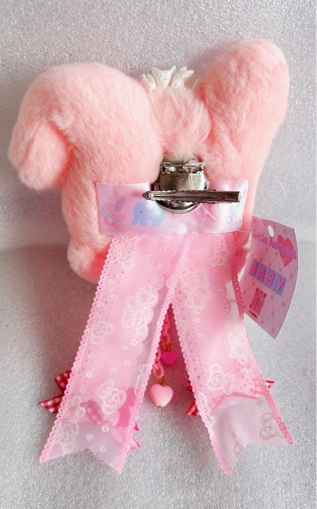 [USED] A.tan Rabbit Artist Wool Felt Teddy Bear Handmade Plush Toy