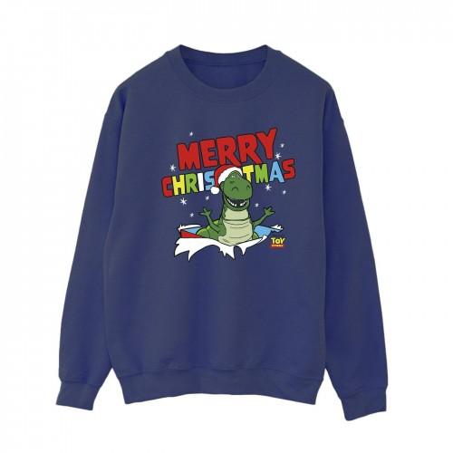 Disney Womens/Ladies Toy Story Rex Christmas Burst Sweatshirt
