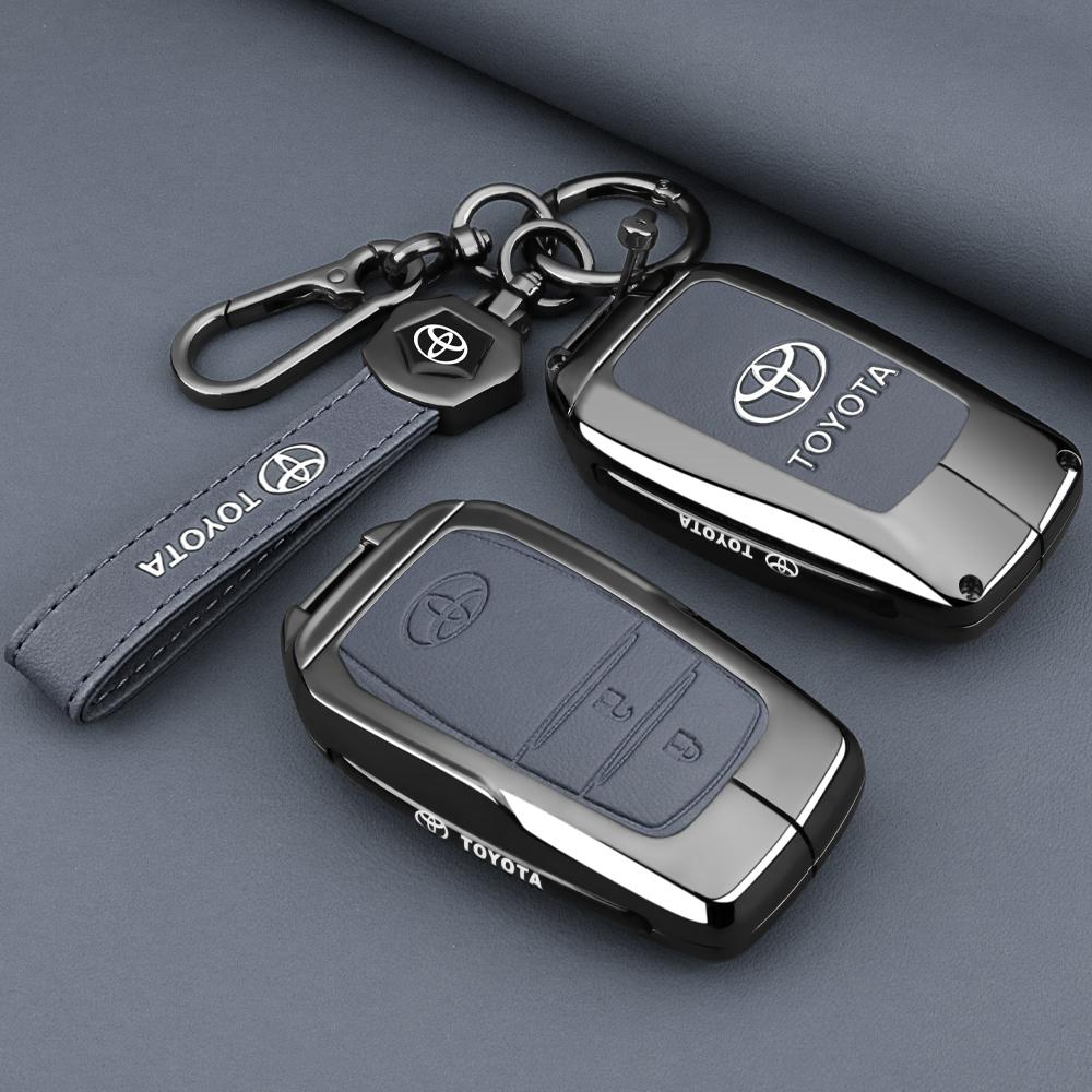 2026 Новый кожаный чехол для автомобильного ключа Toyota Для Toyota C-HR Hilux Fortuner Land Cruiser 200 Camry Corolla Crown RAV4 2023 202