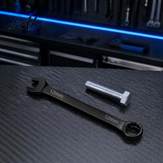Heavy Duty Steel Spanner Double End Combination Wrench Heavy-Duty Metric Automotive Repair Hand Tool High-Strength for Construction Mechanical