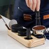 Coffee Tamper Holder Stand Espresso Distributor Mat Rack 51mm 53mm 58mm Coffee Portafilter Holder Coffee Maker Tool Accessories Barista Gift